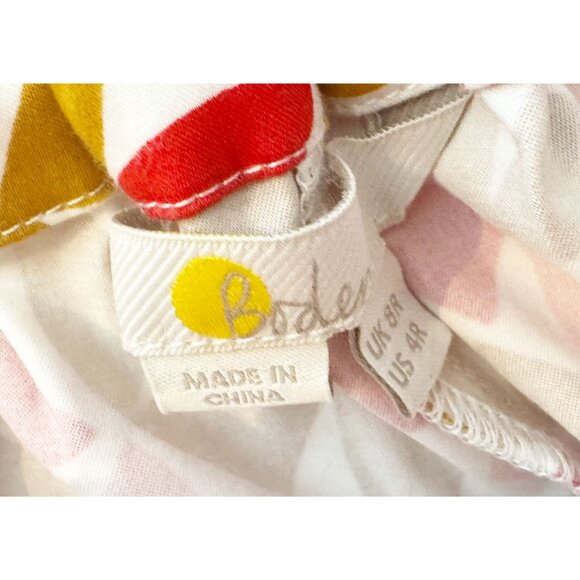 BODEN Printed Pull On Ankle Length Preppy Trouser Pants Size 4 - Picture 6 of 7